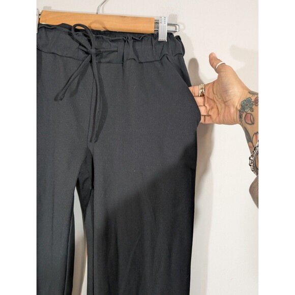 Joie Sweatpants Women Sz XS Black Mid Rise Lounge Elastic Waist Joggers Pants - Picture 3 of 8